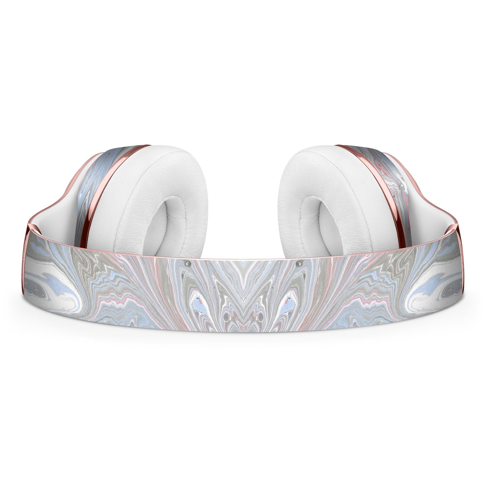 Marbleized Swirling v3 Full-Body Skin Kit for Beats by Dre Solo 3, showcasing a stylish design and precise fit.