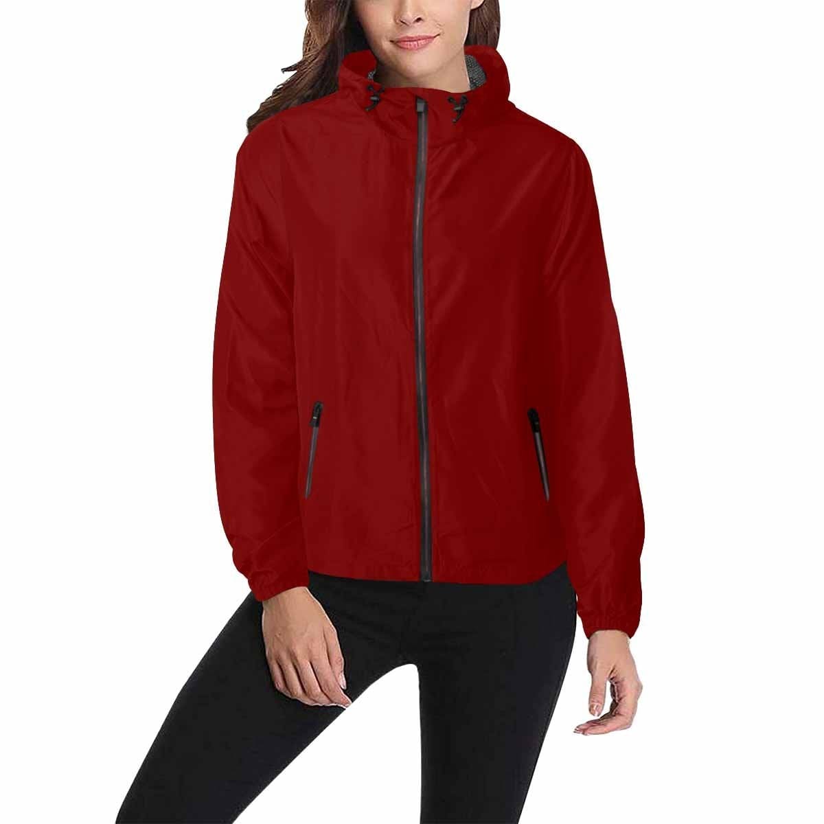 Maroon Red Hooded Windbreaker Jacket for men and women, featuring a stylish design, adjustable hood, and zippered pockets.