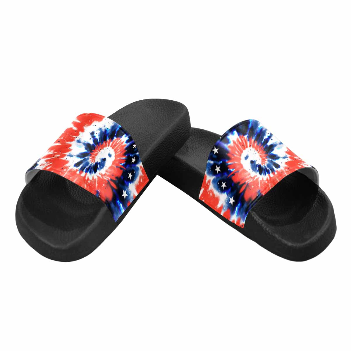 A pair of stylish men's slide sandals featuring lightweight PVC straps and a comfortable sole, perfect for casual wear.