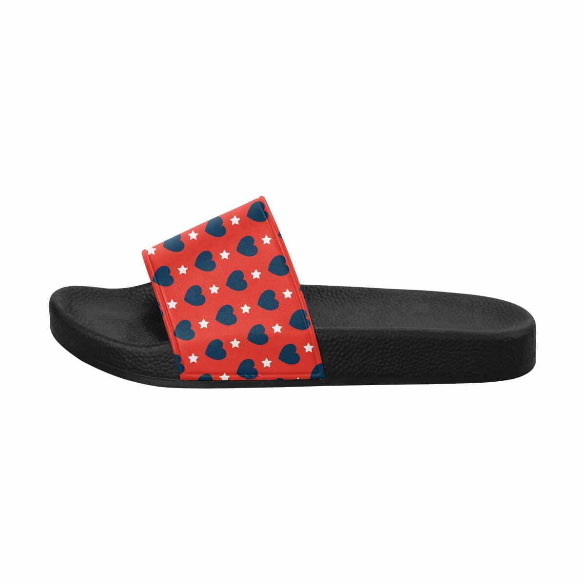 A pair of stylish men's slide sandals featuring durable PVC straps and a comfortable sole, perfect for casual wear.