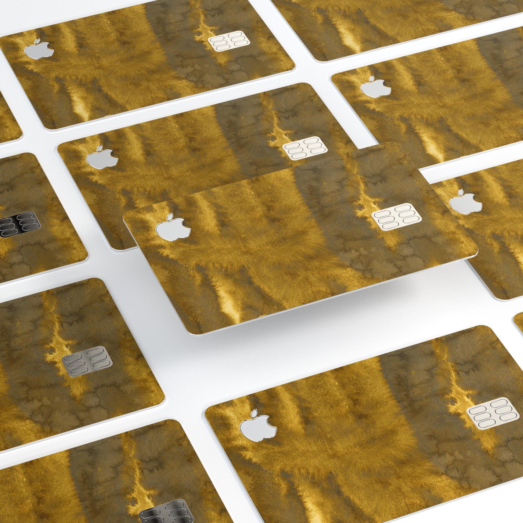 Micro Catipillar Cavers skin kit for Apple Card, showcasing premium vinyl material and available finishes.