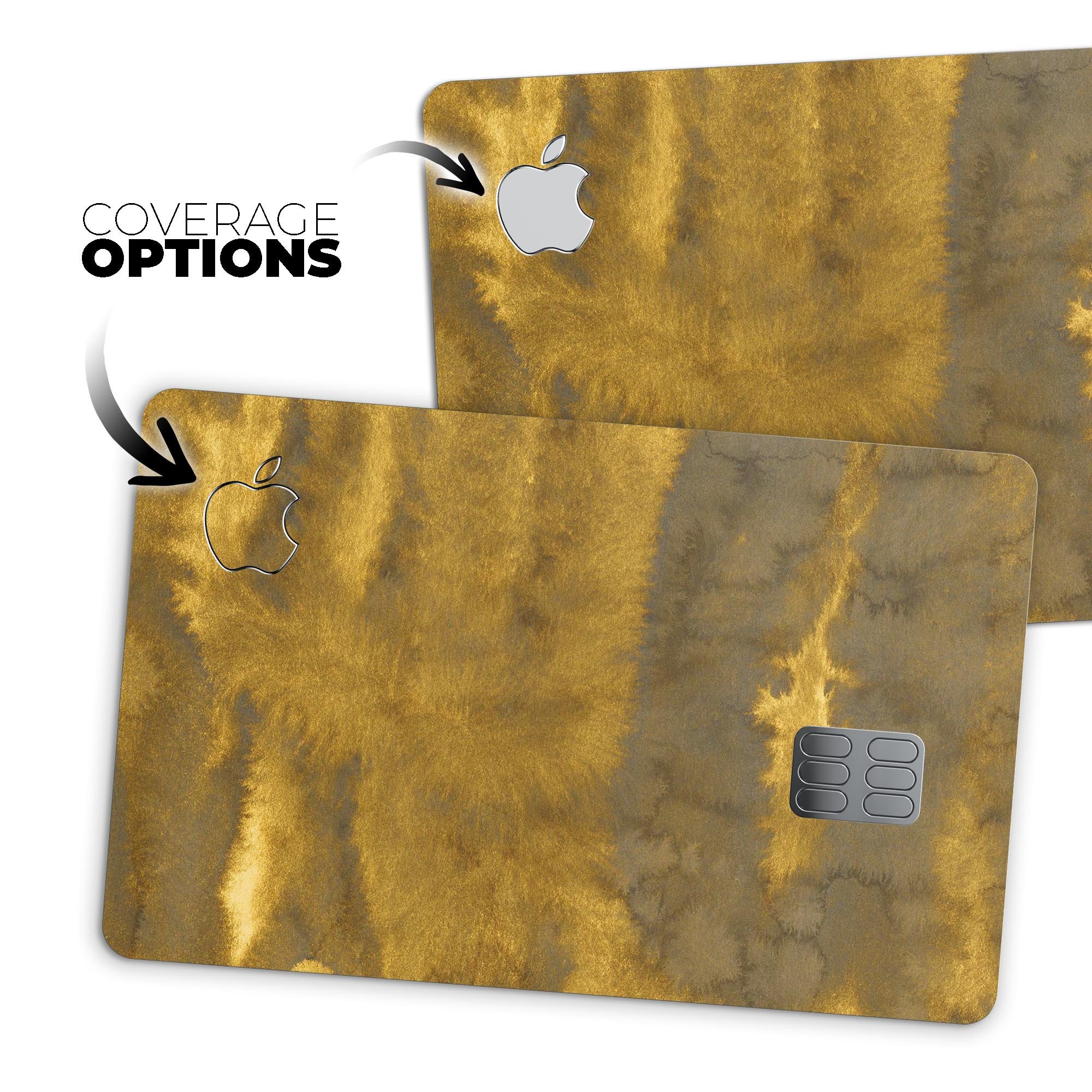 Micro Catipillar Cavers skin kit for Apple Card, showcasing premium vinyl material and available finishes.