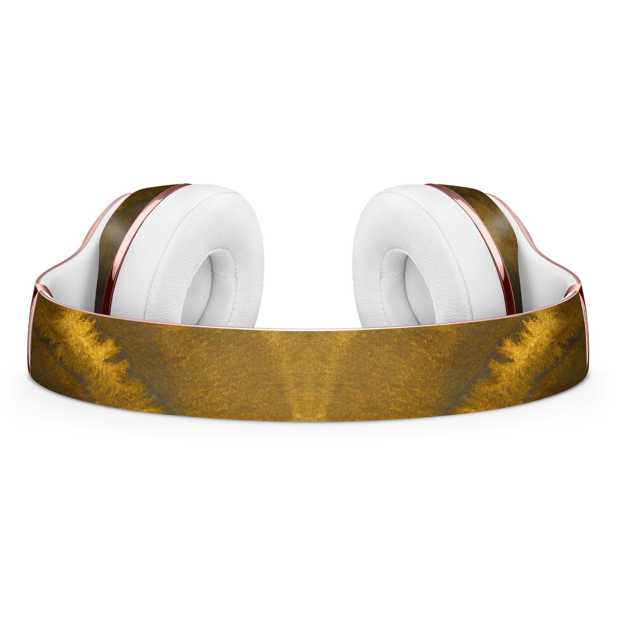 Micro Circular Golden Stains Full-Body Skin Kit for Beats by Dre Solo 3 Wireless Headphones, showcasing a stylish design and premium vinyl material.