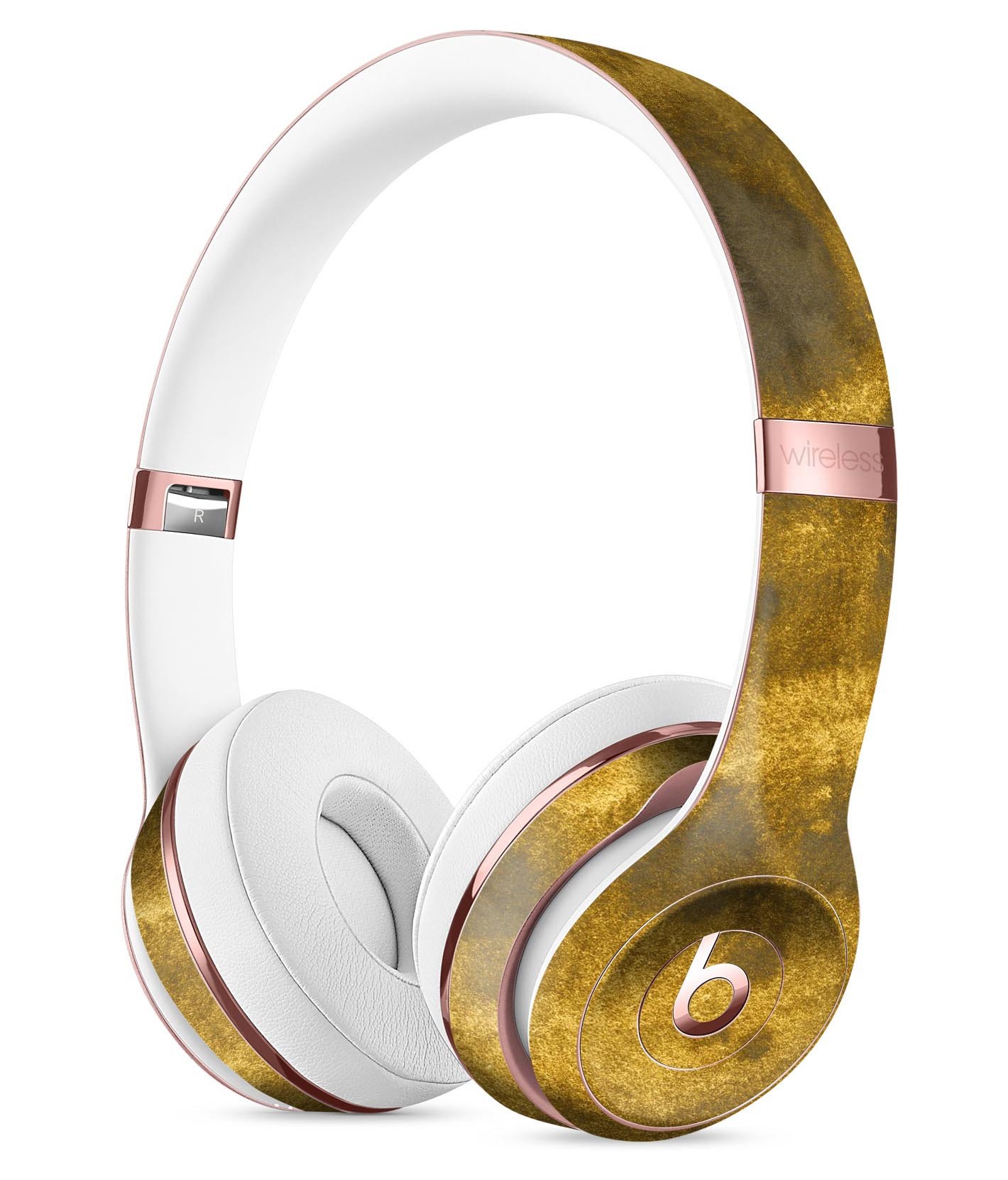 Micro Golden Caverns V1 Full-Body Skin Kit for Beats by Dre Solo 3, showcasing vibrant design and precise fit.