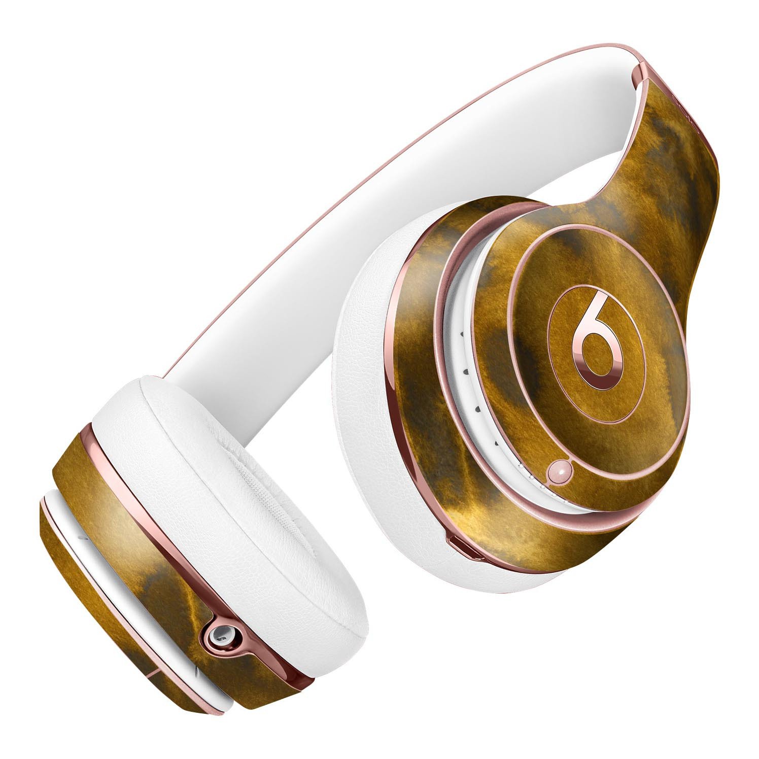 Micro Golden Fibers V1 Full-Body Skin Kit for Beats by Dre Solo 3, showcasing a stylish design and premium vinyl material.