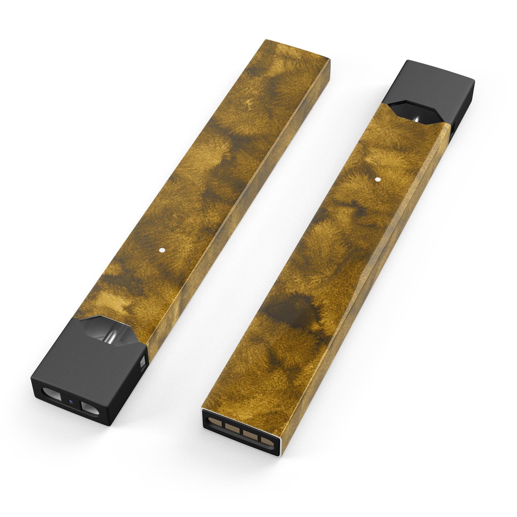 Micro Golden Fibers V2 skin-wrap sticker designed for JUUL vaping device, showcasing its premium quality and stylish design.