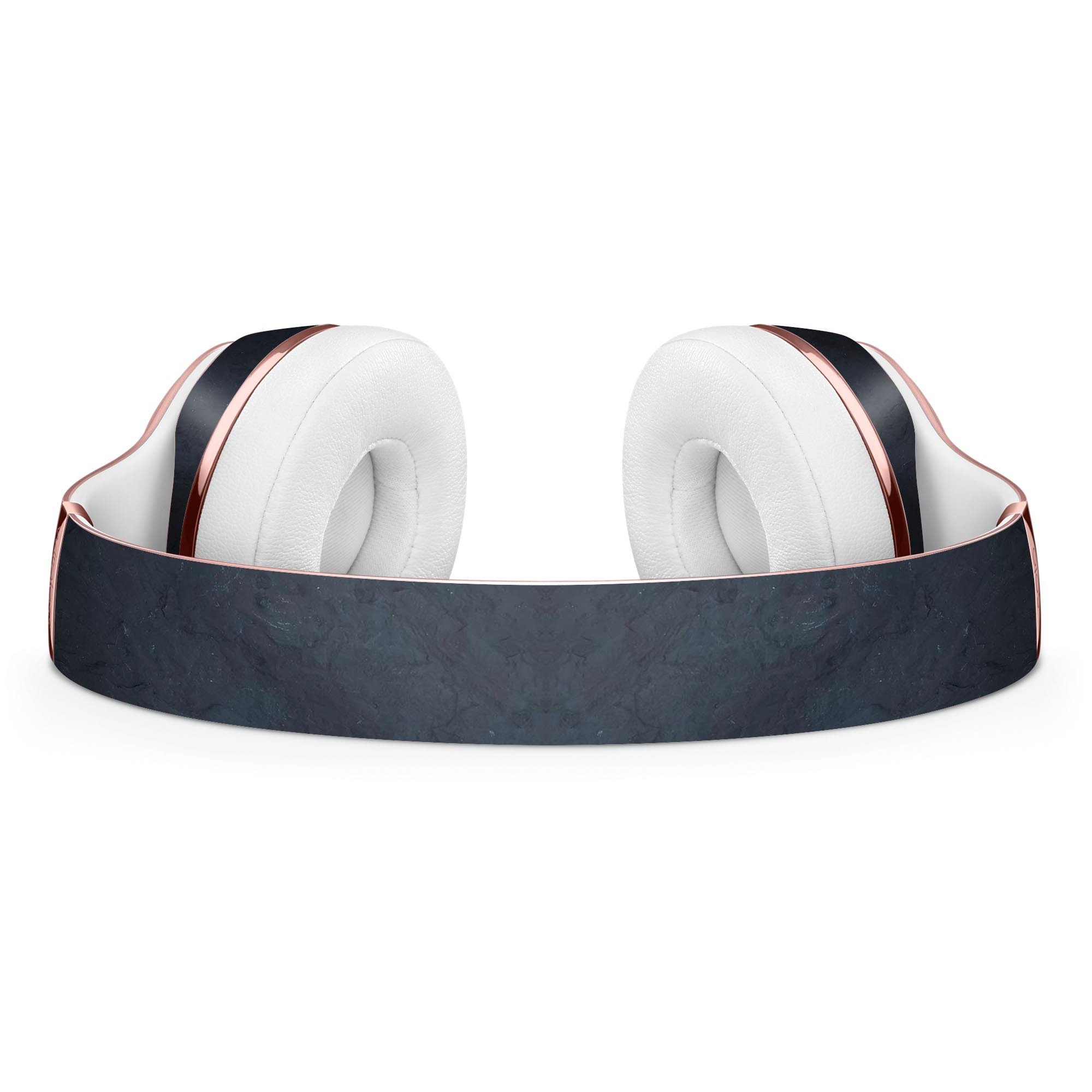 Midnight Navy Textured Sky Full-Body Skin Kit for Beats by Dre Solo 3 Wireless Headphones, showcasing a stylish design and premium vinyl material.