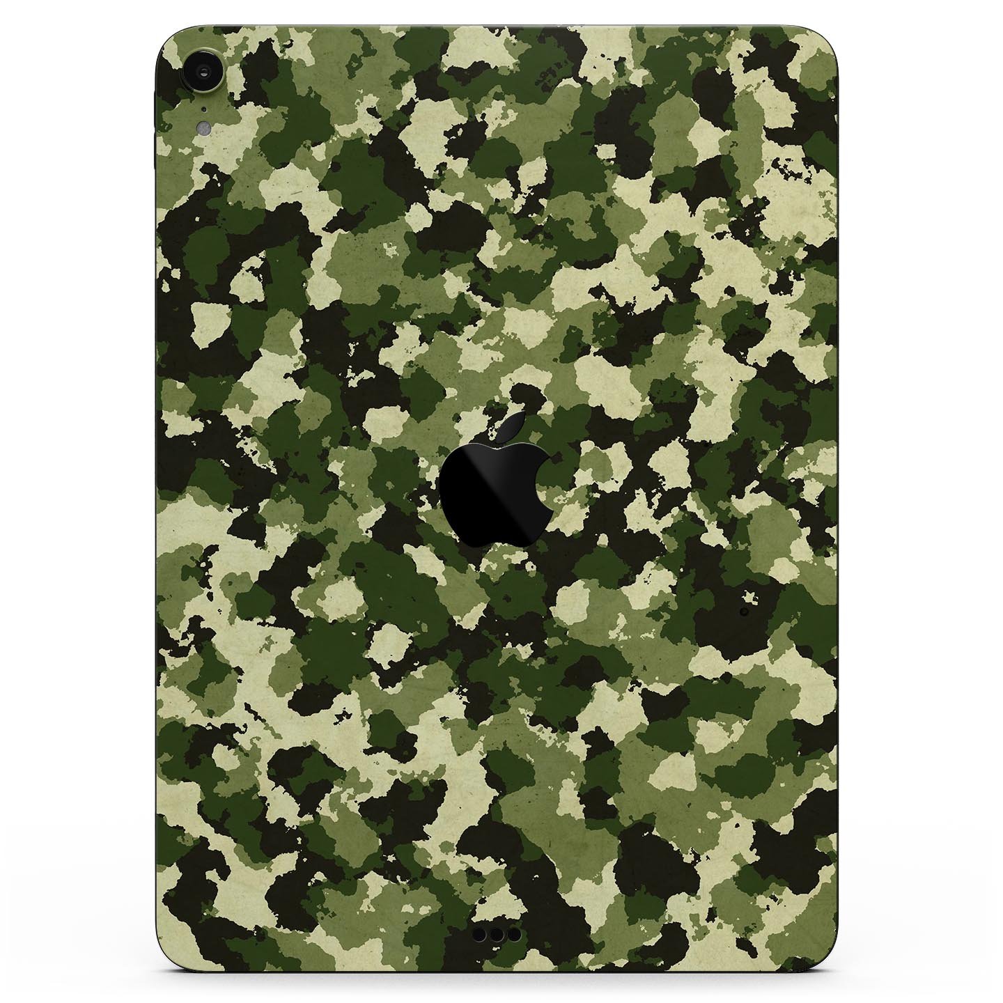 Military Camouflage V1 skin decal for Apple iPad Pro, showcasing a stylish camouflage design with a smooth finish.