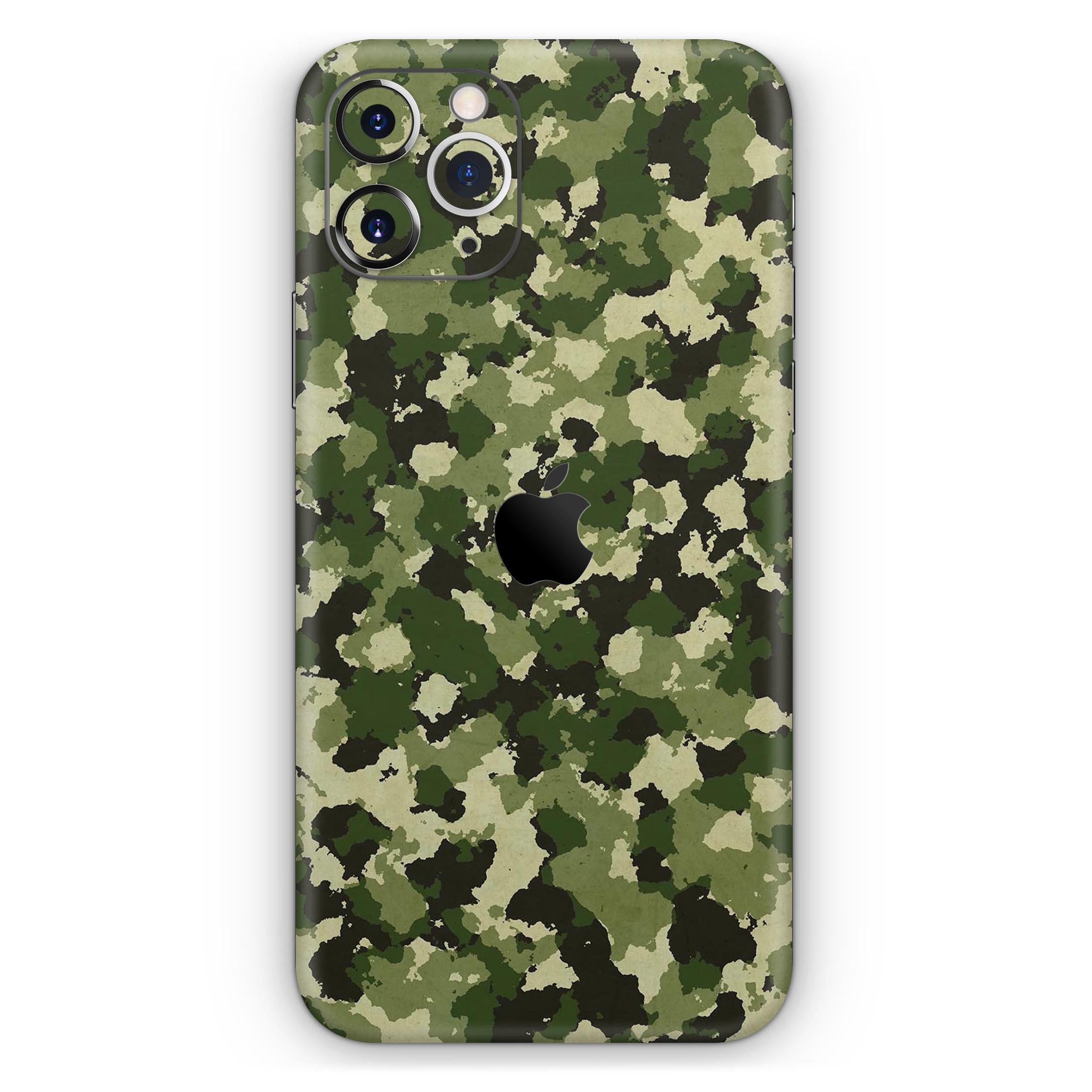 Military Camouflage V1 skin for Apple iPhone, showcasing a stylish camouflage pattern on a sleek device.