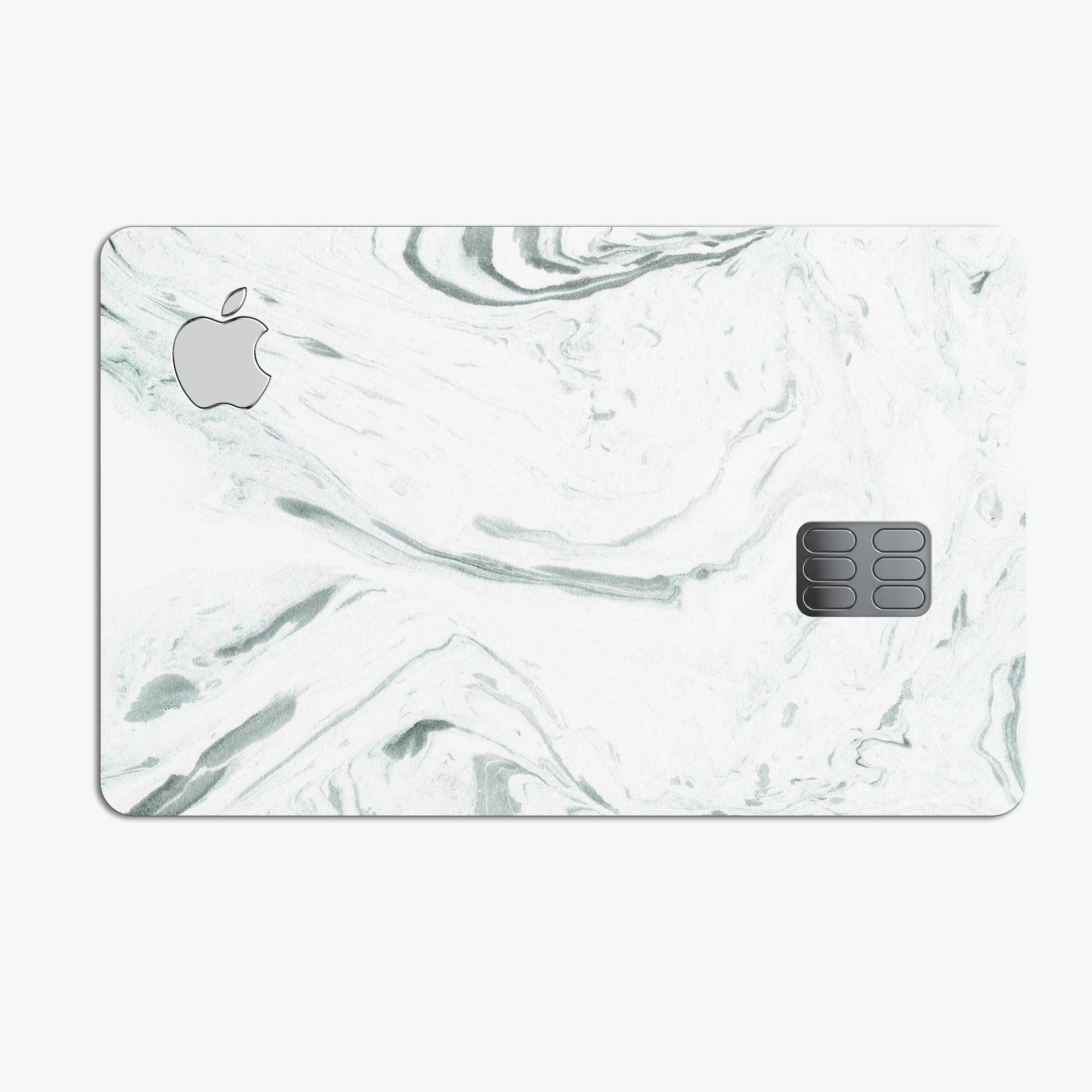 Mint 19 Textured Marble skin for Apple Card, showcasing a stylish marble design with a premium finish.