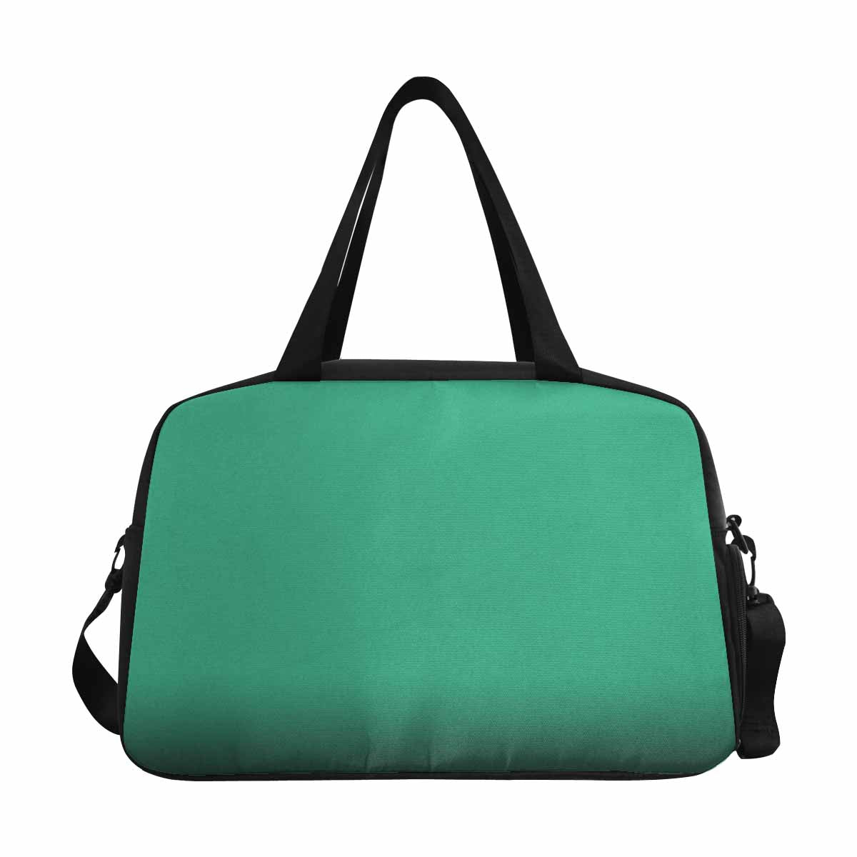 Mint Green Tote and Crossbody Travel Bag made from durable nylon, featuring spacious compartments and adjustable strap.