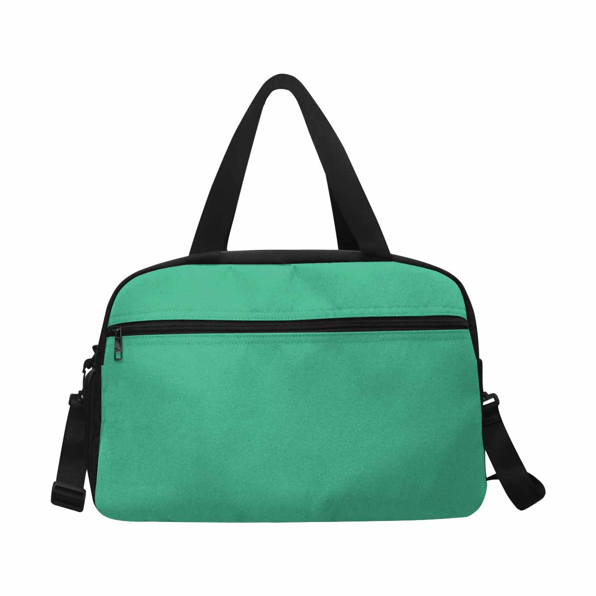 Mint Green Tote and Crossbody Travel Bag made from durable nylon, featuring spacious compartments and adjustable strap.