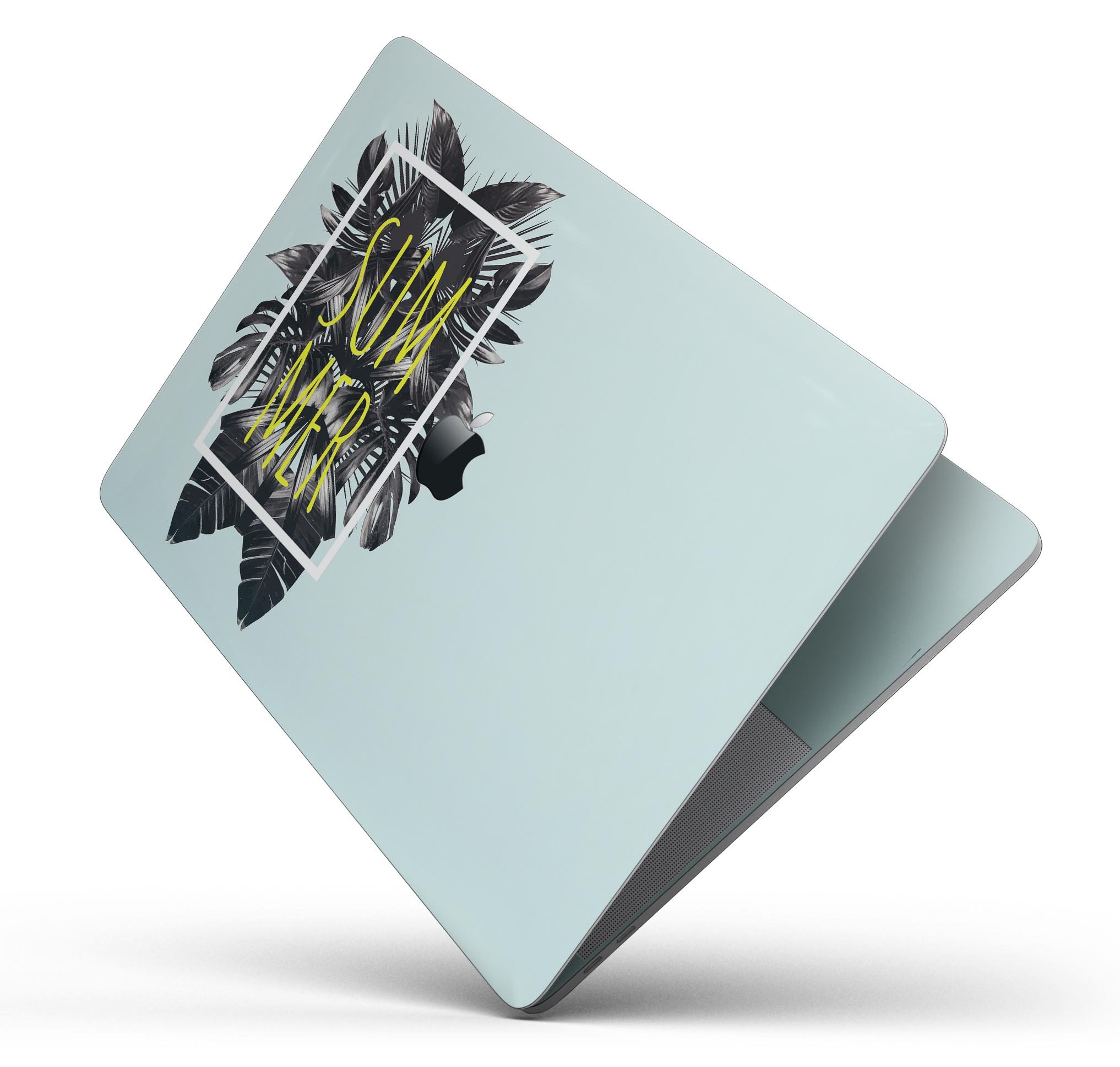 Mint Summer Time Skin Decal Wrap Kit for Apple MacBook, showcasing a vibrant mint design that enhances the device's appearance.