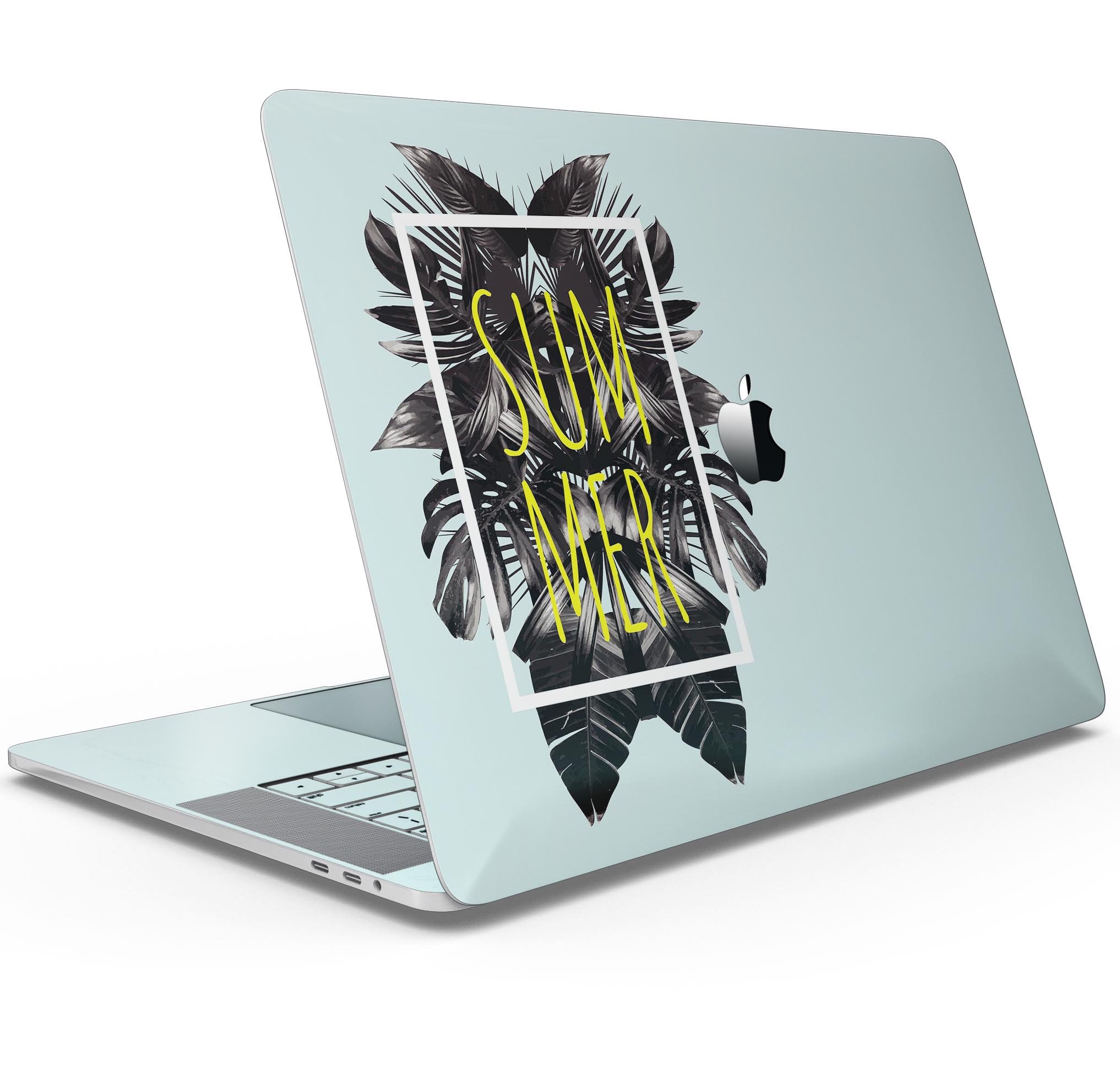 Mint Summer Time Skin Decal Wrap Kit for Apple MacBook, showcasing a vibrant mint design that enhances the device's appearance.