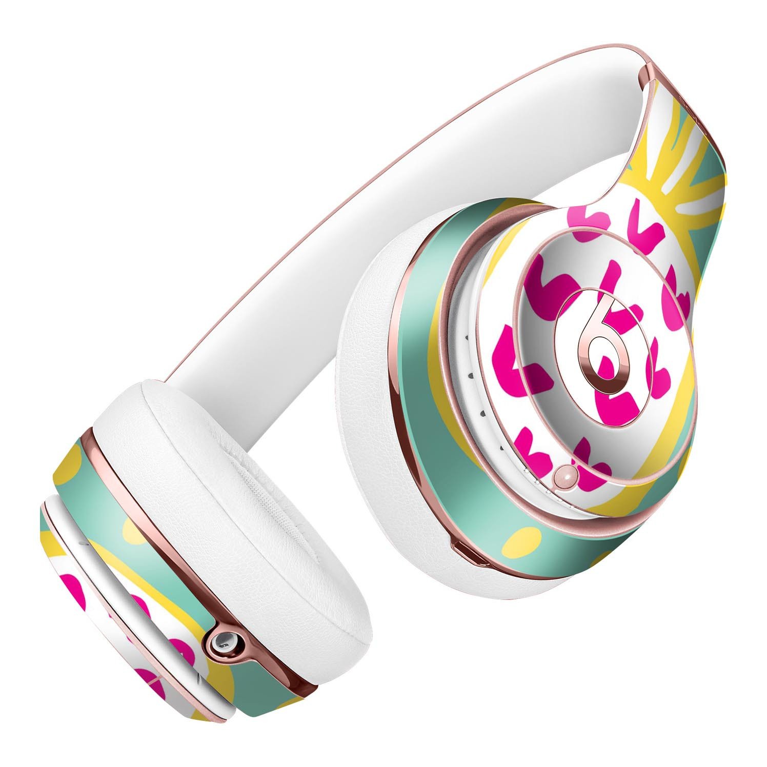 Mint v3 Pineapple Full-Body Skin Kit for Beats by Dre Solo 3, showcasing vibrant pineapple design and premium vinyl material.