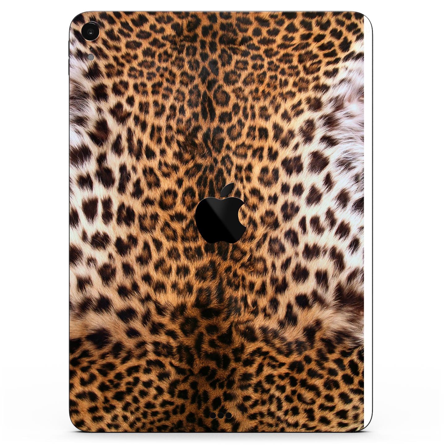 Mirrored Leopard Hide skin decal for Apple iPad Pro, showcasing a stylish leopard print design with a glossy finish.