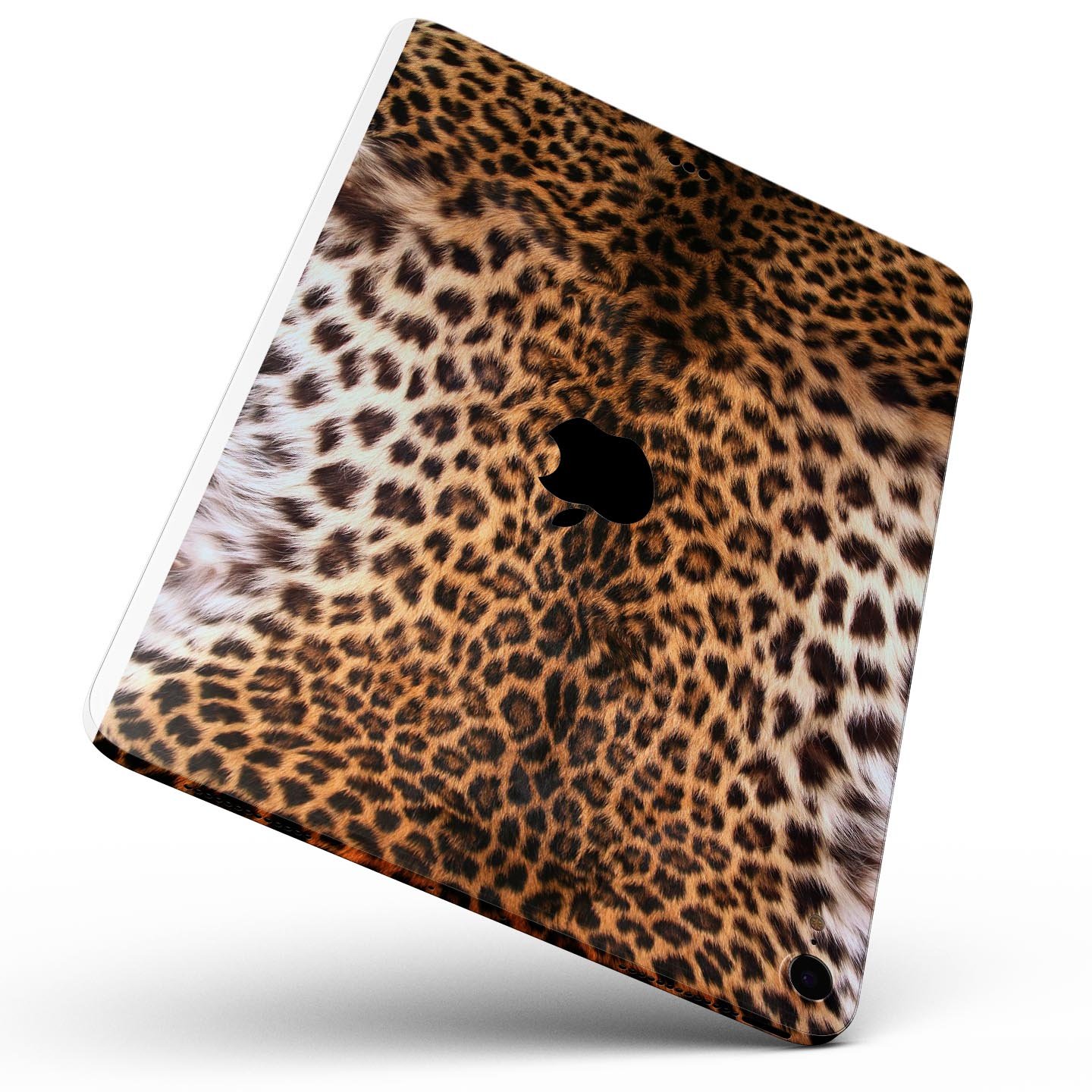 Mirrored Leopard Hide skin decal for Apple iPad Pro, showcasing a stylish leopard print design with a glossy finish.