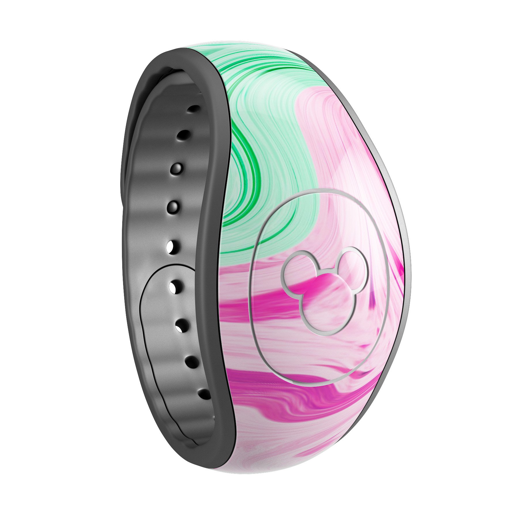 Mixed Color Oil Decal Skin Wrap Kit for Disney Magic Band, showcasing vibrant colors and trendy designs for personalization.