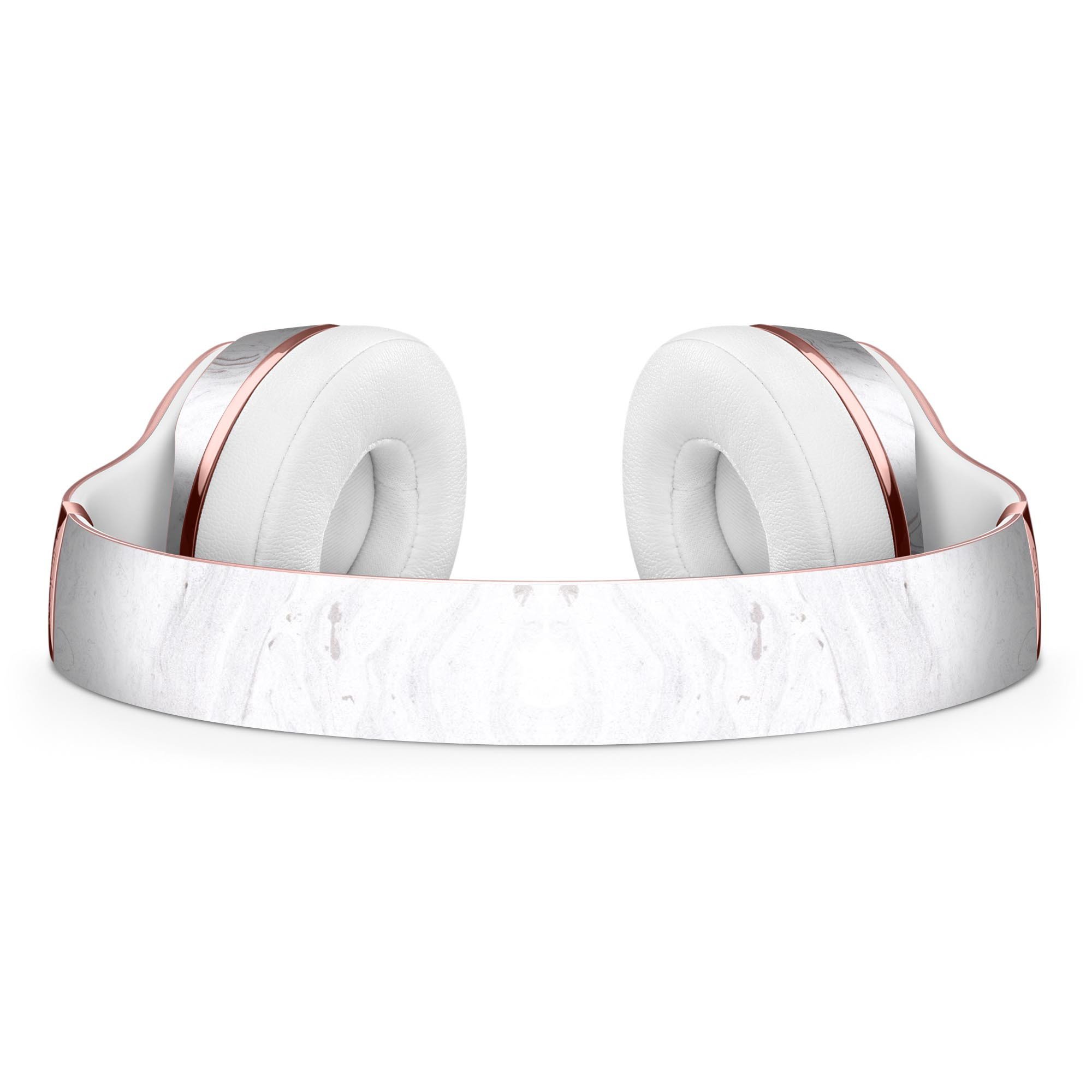 Mixtured Gray v11 Textured Marble Skin Kit for Beats by Dre Solo 3 Wireless Headphones, showcasing a stylish marble design.