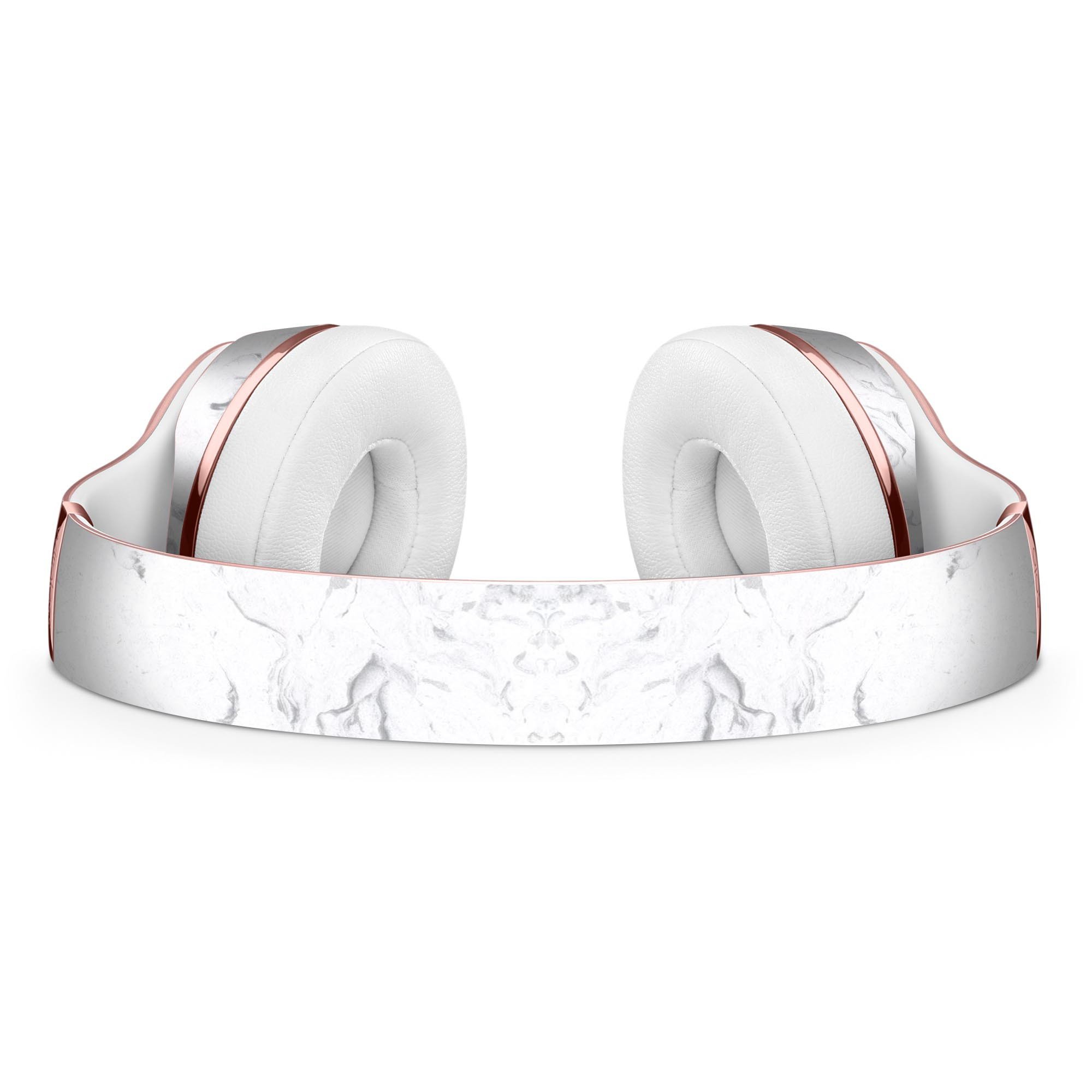 Mixtured Gray v13 Textured Marble Full-Body Skin Kit for Beats by Dre Solo 3 Wireless Headphones, showcasing a stylish marble design.