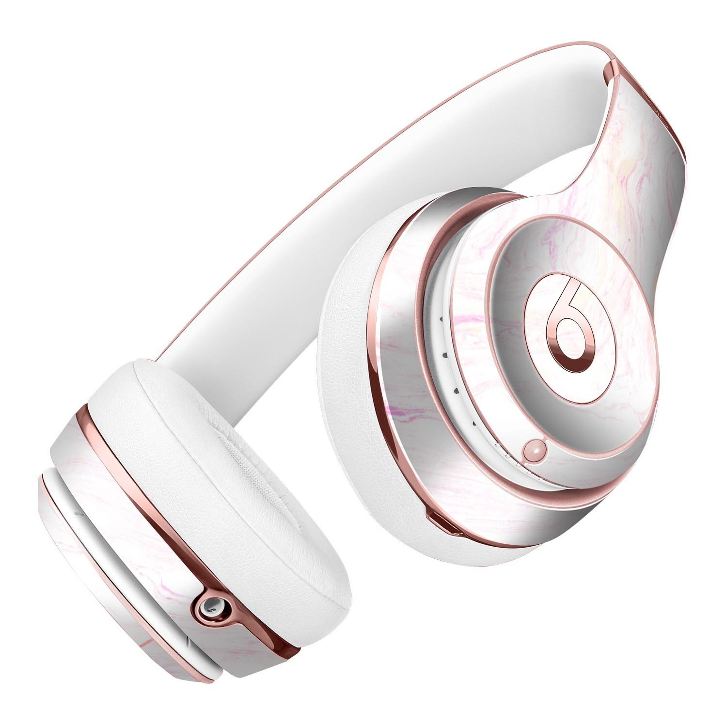 Mixtured Textured Marble v11 Full-Body Skin Kit for Beats by Dre Solo 3 Wireless headphones, showcasing a stylish marble design.