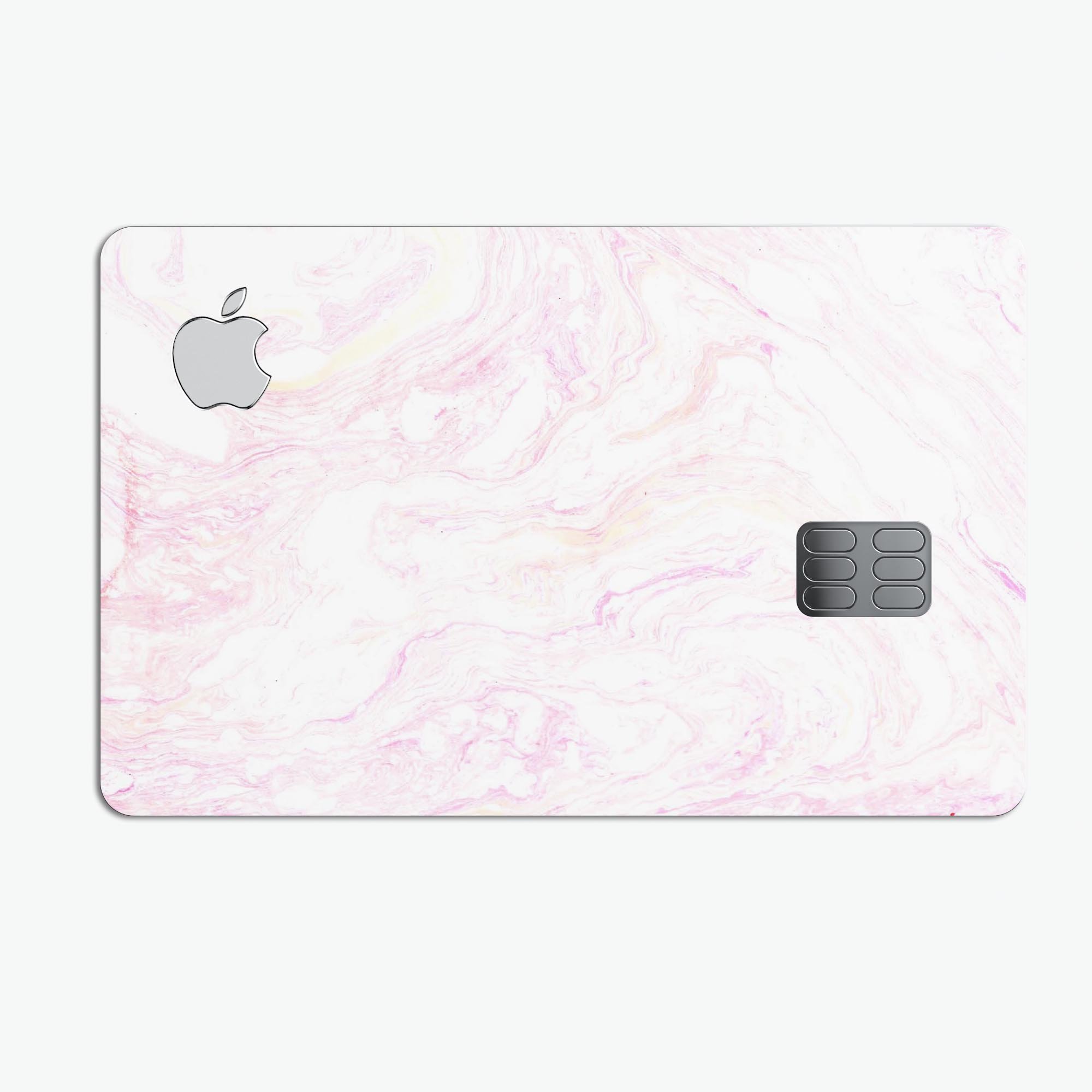 Mixtured Textured Marble v11 decal skin for Apple Card, showcasing a stylish marble design with a premium finish.