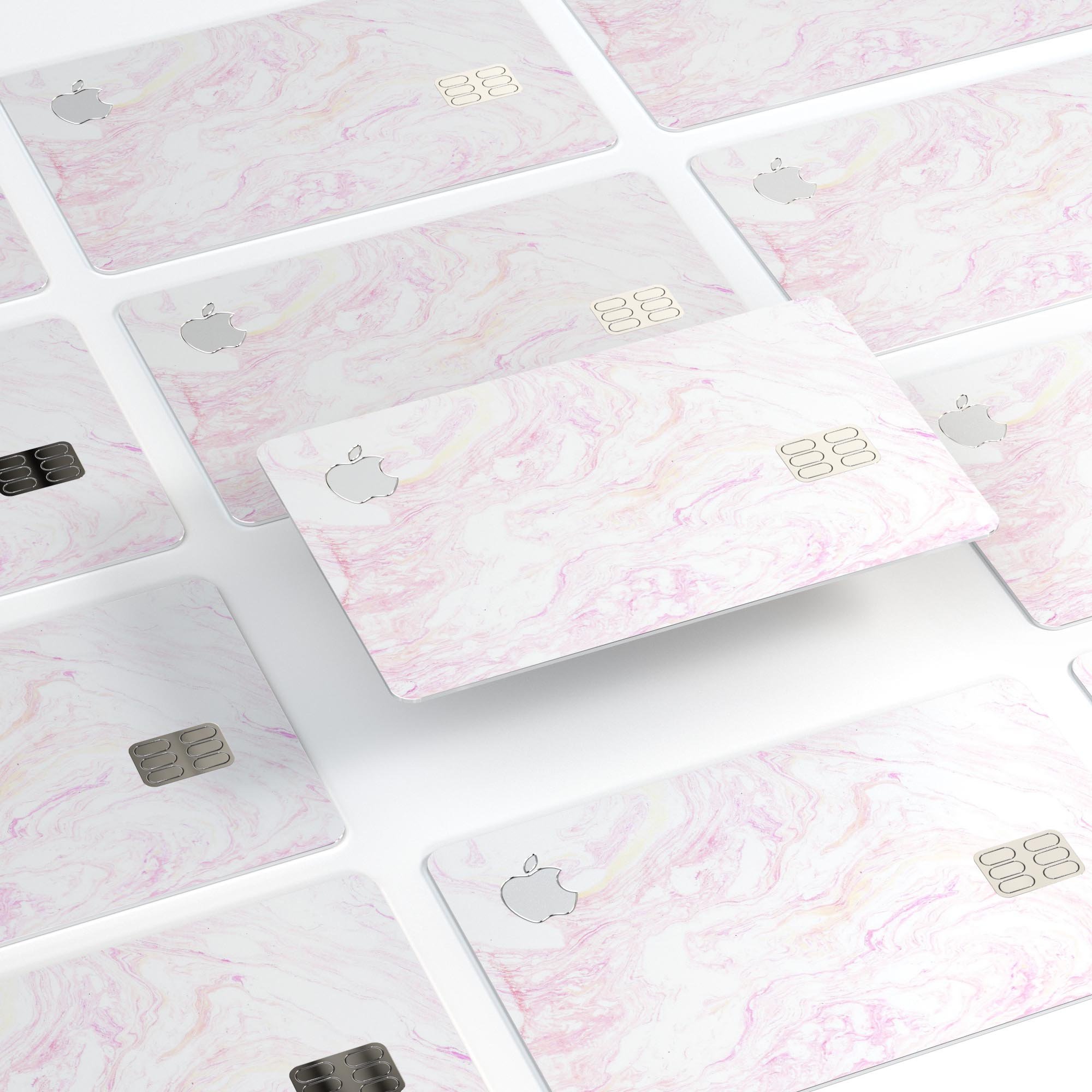 Mixtured Textured Marble v11 decal skin for Apple Card, showcasing a stylish marble design with a premium finish.