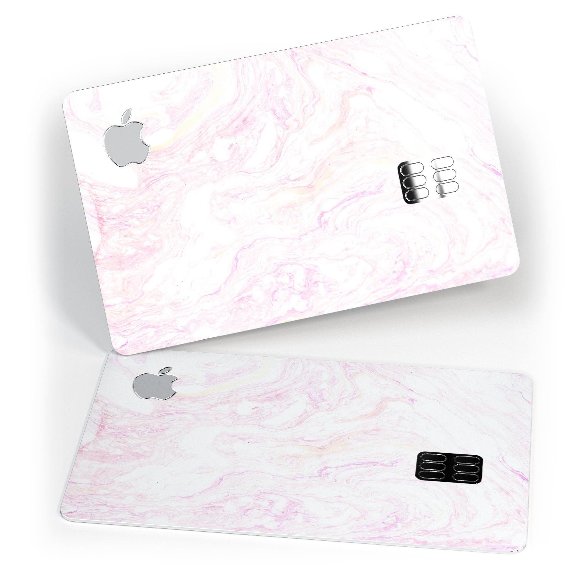 Mixtured Textured Marble v11 decal skin for Apple Card, showcasing a stylish marble design with a premium finish.