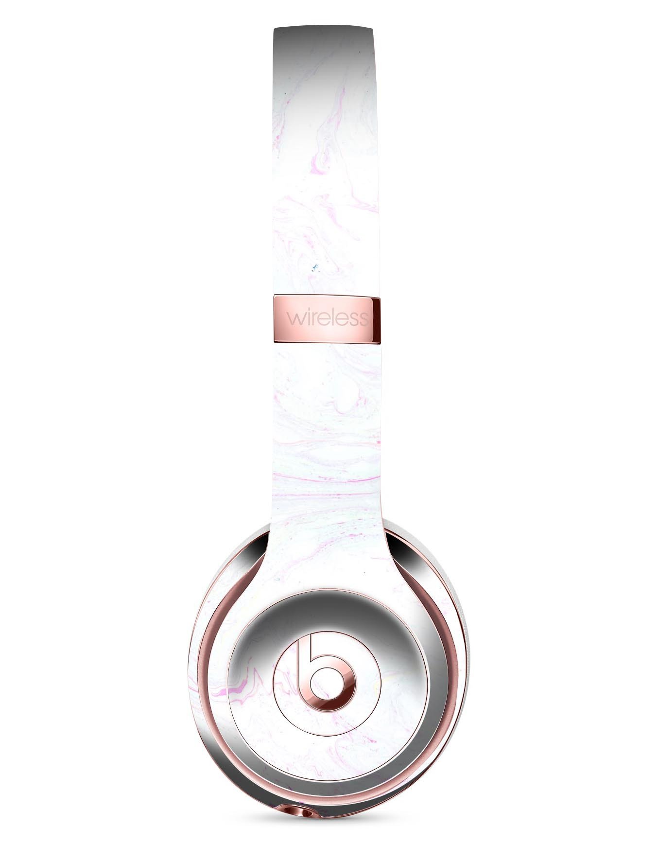 Mixtured Textured Marble v6 Full-Body Skin Kit for Beats by Dre Solo 3 Wireless Headphones, showcasing a stylish marble design.