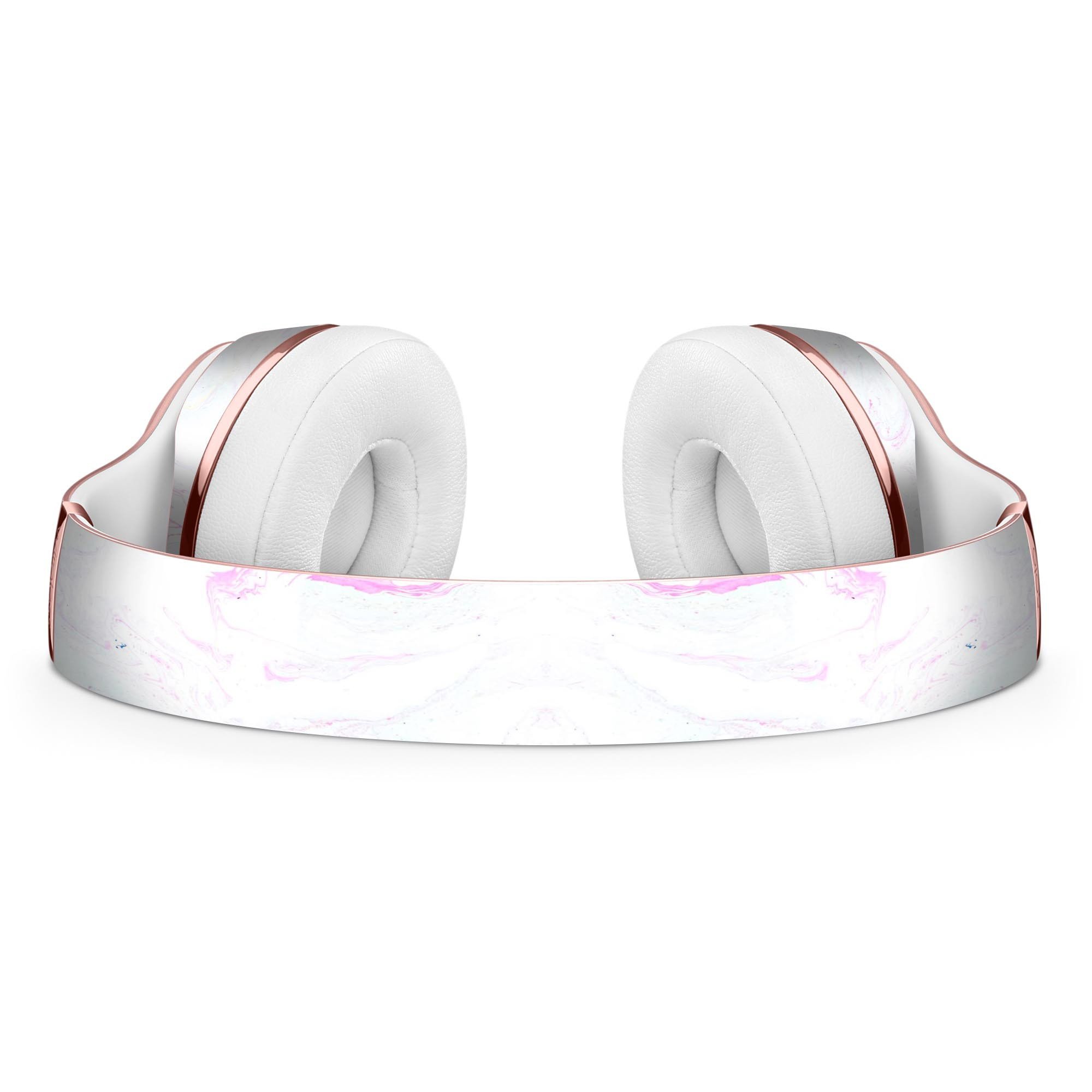 Mixtured Textured Marble v6 Full-Body Skin Kit for Beats by Dre Solo 3 Wireless Headphones, showcasing a stylish marble design.