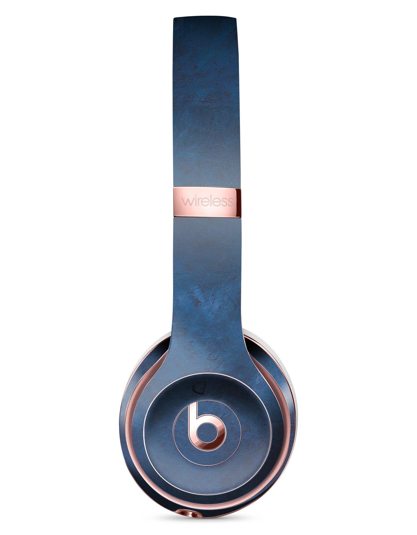 Mixtures of Blue Painted Surface Full-Body Skin Kit for Beats by Dre Solo 3 Wireless Headphones, showcasing vibrant blue design and precise fit.