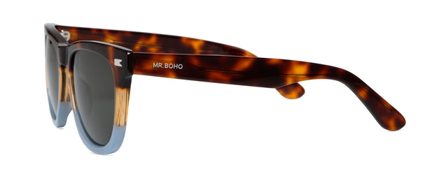 MR BOHO Alameda AUD6-11 full-rimmed rectangular glasses in multicolor, showcasing stylish design and quality acetate material.