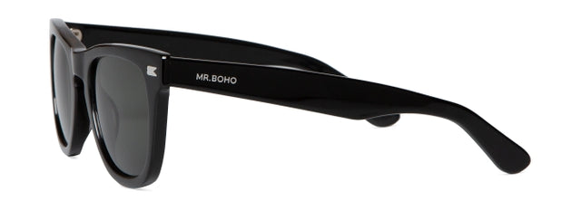 MR BOHO Alameda AUH-11 full-rimmed rectangular glasses in multicolor acetate, suitable for unisex wear.