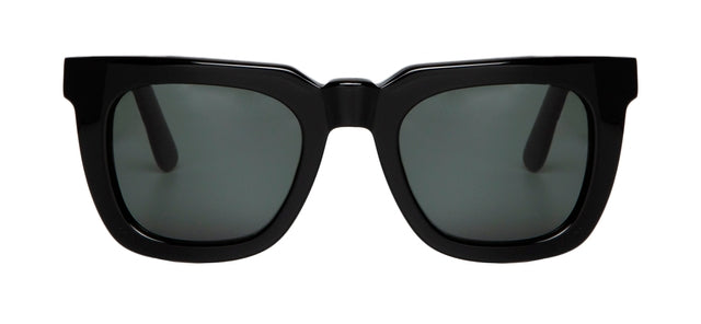 MR BOHO Alameda UB-11 full-rimmed rectangular glasses in black, made from acetate, suitable for unisex wear.