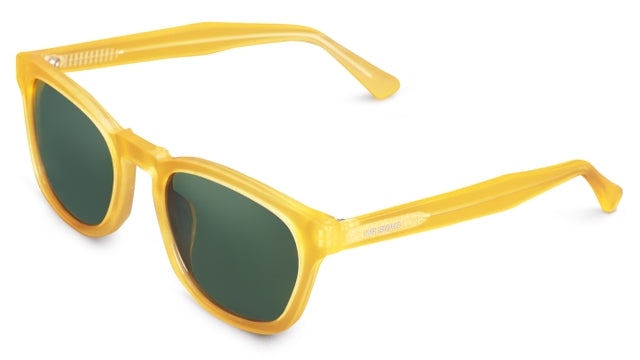 MR BOHO BONFIM APP-11 full-rimmed rectangular glasses in vibrant yellow, showcasing stylish design and comfortable fit.