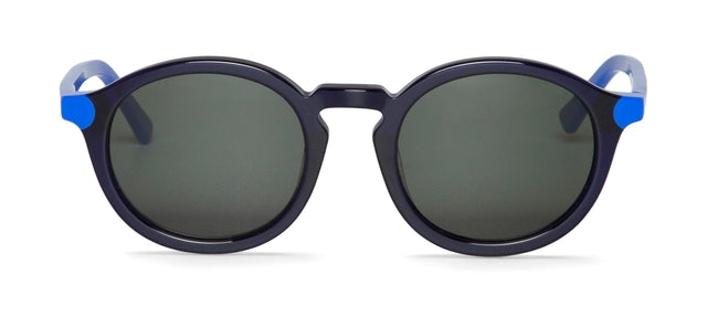 MR BOHO Chamberi AVF3-11 blue round glasses with full-rimmed acetate frame, suitable for unisex wear.