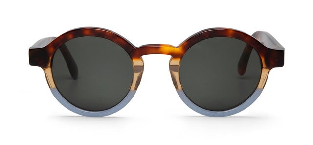 MR BOHO DALSTON RD6-11 unisex eyewear with a full-rimmed round frame in multicolor acetate.