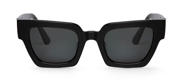 MR BOHO FRELAND ZB-11 full-rimmed square glasses in black acetate, designed for unisex wear.