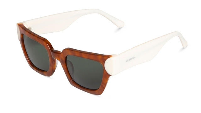 MR BOHO FRELARD ZF4-11 unisex eyewear featuring a full-rimmed rectangular brown acetate frame.