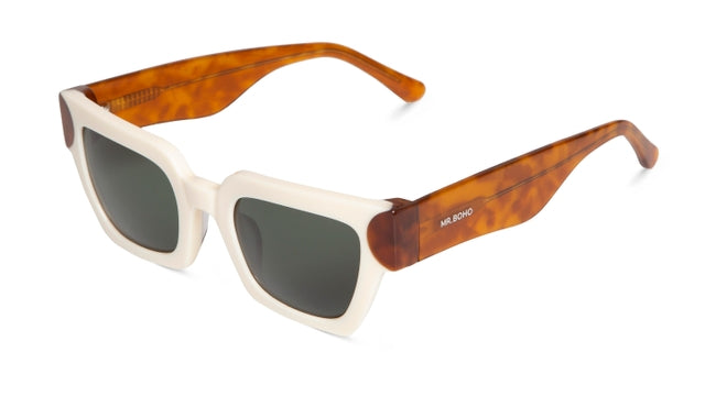 MR BOHO FRELARD ZF5-11 unisex eyewear with a full-rimmed rectangular white acetate frame.