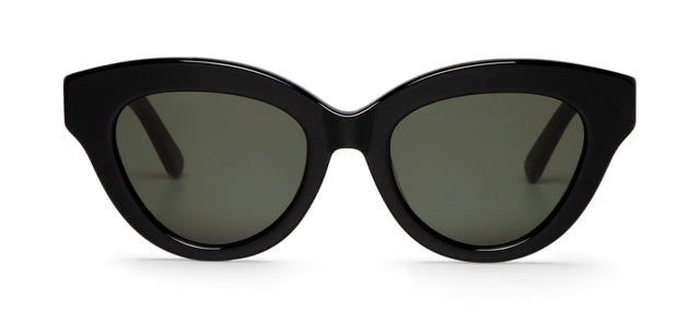 MR BOHO Gracia ARB-11 cat-eye glasses in black acetate, showcasing stylish full-rimmed design.