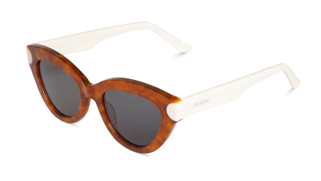 MR BOHO Gracia ARF4-11 cat-eye glasses in brown acetate, showcasing stylish full-rimmed design.