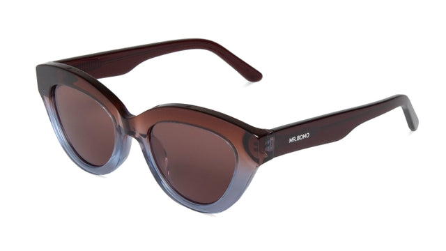 MR BOHO Gracia ARJ5-08 cat-eye frame in multicolor acetate, showcasing stylish design and comfortable fit.