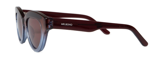 MR BOHO Gracia ARJ5-08 cat-eye frame in multicolor acetate, showcasing stylish design and comfortable fit.