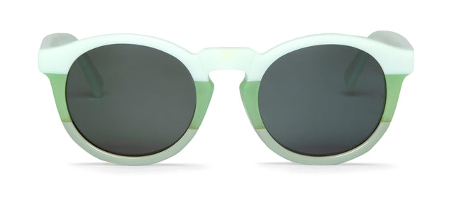 MR BOHO Jordaan AD10-11 round green acetate glasses with full-rimmed design, suitable for unisex wear.