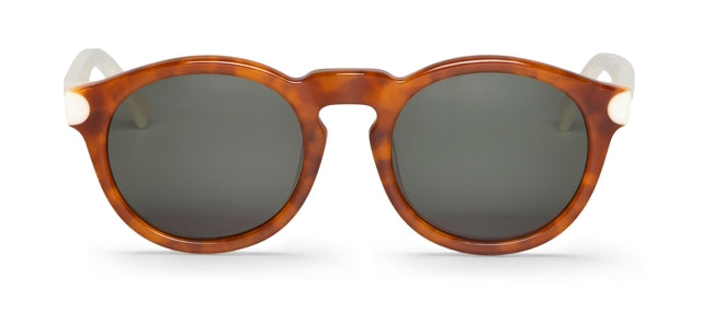 MR BOHO Jordaan AF4-11 round glasses in brown acetate, showcasing full-rimmed design and stylish shape.