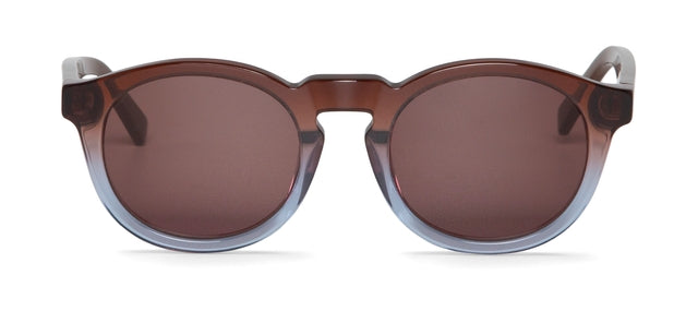 MR BOHO Jordaan AJ5-08 round full-rimmed glasses in brown acetate, showcasing a stylish unisex design.