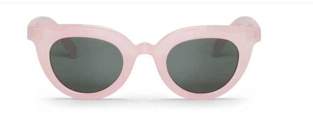 MR BOHO Kids Hayes KVI2-11 pink full-rimmed glasses with rectangular shape, designed for unisex children.