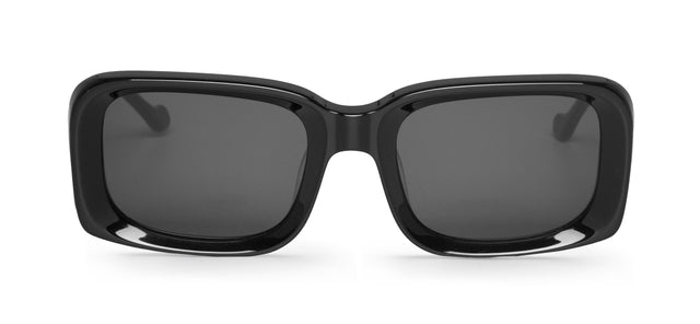 MR BOHO KOENJI AZB-11 full-rimmed rectangular glasses in black acetate, suitable for unisex wear.