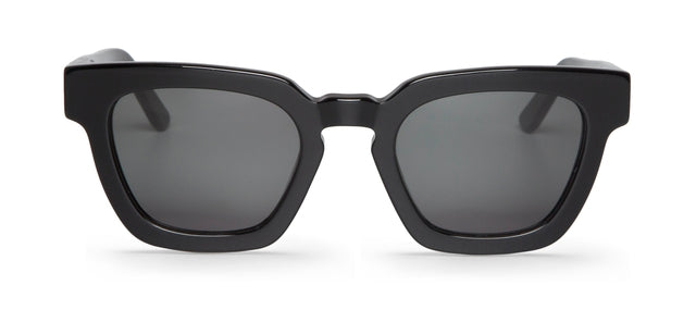 MR BOHO LOGAN BCB-11 full-rimmed rectangular glasses in black acetate, suitable for unisex wear.